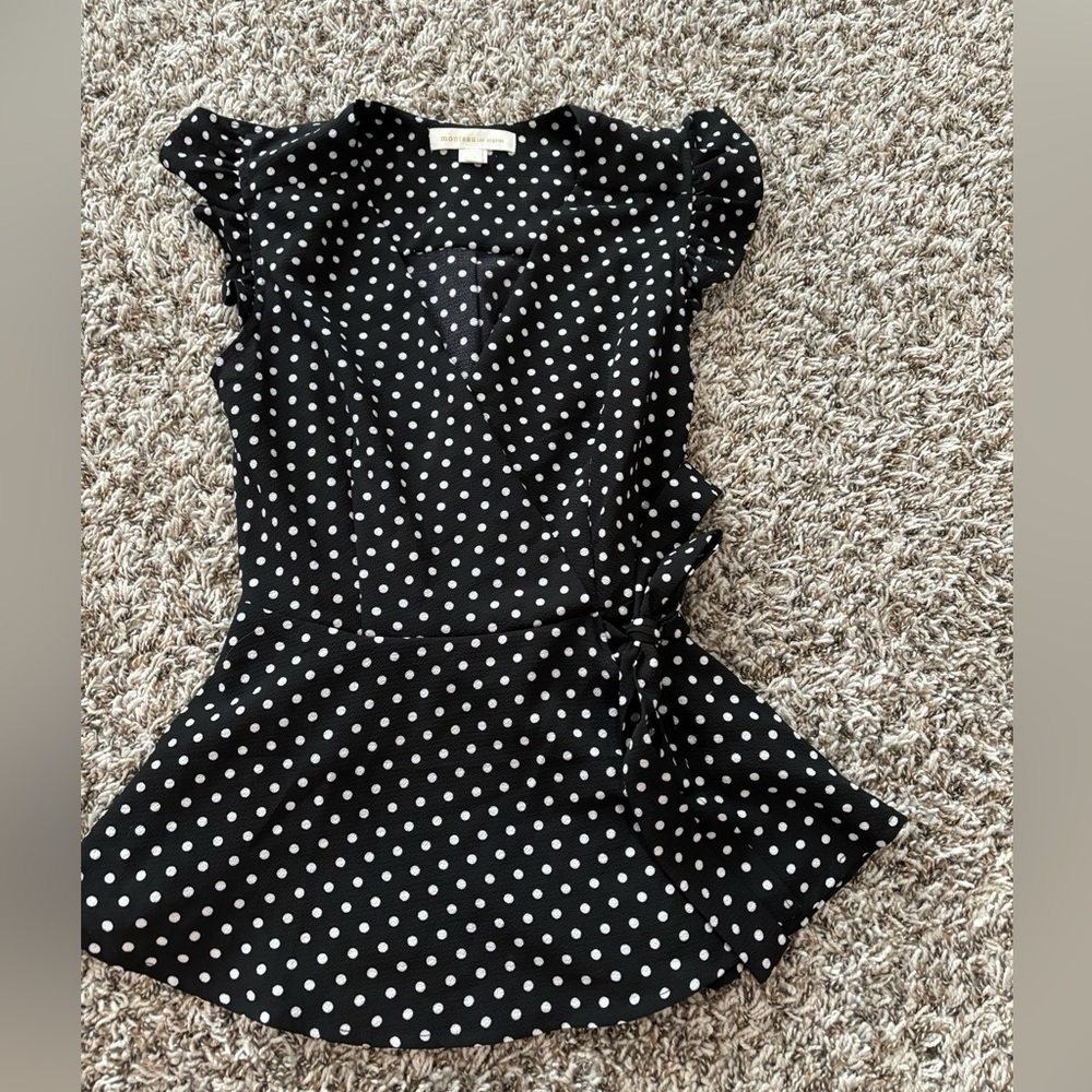 Faux wrap top